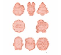 Ziemassvētku piparkūku formiņas 8 gab. komplekts - kitchen accessories, kitchen accessories online