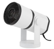 Elektriskais auto sildītājs un ventilators 12V 150W, balts
