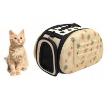 Suņu, kaķu, dzīvnieku pārnesāšanas transportēšanas soma, Bēša | Dog Cat Carry Bag