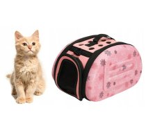 Suņu, kaķu, mājdzīvnieku pārnesāšanas transportēšanas soma, Rozā | Dog Cat Carrier Bag