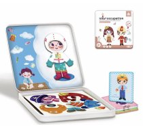Bakalu KZ0927 koka magnētiskās klucīši Apģērbi - wooden blocks, magnetic toys, Bakalu toys