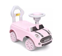 Bakalu Mini Cooper bērnu stumjamā automašīna, rozā - ride-on car, push car, toddler walker