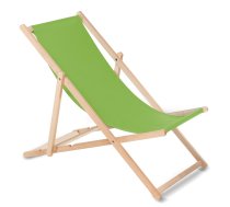 Greenblue GB183 koka atpūtas krēsls, zaļš - wooden deck chair, garden chair, foldable deck chair