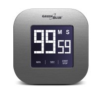 GreenBlue GB524 digitālais taimeris ar skārienekrānu un magnētu - kitchen timer, digital timer, stopwatch