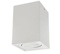 Maclean MCE426 W virsapmetuma gaismeklis, GU10, kvadrātveida, balts - surface mounted spotlight, ceiling light