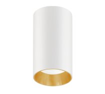 Maclean MCE458 W/G Virsapmetuma gaismeklis GU10, balts/zelts - surface mounted spotlight, ceiling light