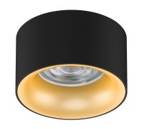 Maclean MCE457 B/G Iebūvējams griestu gaismeklis, GU5.3, Melns/Zelts - flush mount downlight, ceiling fixture