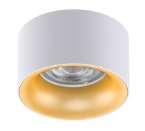 Maclean MCE457 W/G Iebūvējams gaismeklis, GU5.3, 70x40mm, Balts/Zelts - recessed spotlight, ceiling fixture