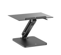 Maclean MC-493 Galda paliktnis monitoram vai portatīvajam datoram, Melns - desk converter, sit-stand desk