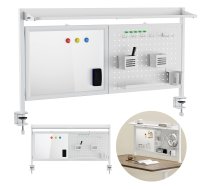 Ergo Office ER-301 W galda organizators / starpsiena, 1116mm, balts - desk organizer, desk partition, magnetic board