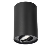 Maclean MCE422 B virsapmetuma gaismeklis, GU10, alumīnija, melns - surface mounted spotlight, ceiling light