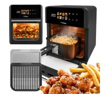 Greenblue GB950 Karstā gaisa friteris, 1800W, 10L, Melns - oil-free fryer, kitchen appliances, healthy cooking