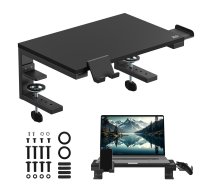 Ergo Office ER-303 B portatīvā datora / monitora paliktnis, 13-32", melns - monitor stand, laptop stand, desk riser