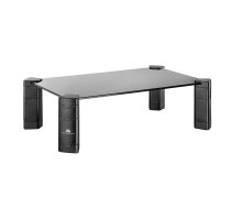 Maclean MC-934 portatīvā datora un monitora paliktnis, melns - monitor stand, laptop stand, desk stand