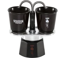 Bialetti Mini Express Stranger Things espreso kafijas automāta komplekts - coffee maker set, color changing cups