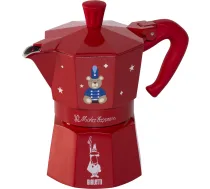 Bialetti Moka Express 3TZ Joyful Memories espresso kanniņa, sarkana - Bialetti moka pot, espresso maker