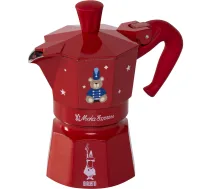 Bialetti Moka Express Joyful Memories kafijas automāts, 1 tase, sarkans - moka pot, espresso maker