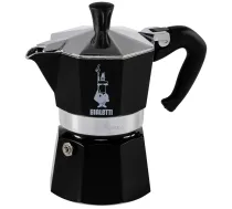 Bialetti Moka Express 3TZ kafijas automāts, melns - moka pot, espresso maker, coffee maker