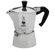 Bialetti Moka Express 3TZ espresso kanniņa, 3 tasītēm, Sudraba - moka pot, espresso maker, stovetop espresso maker