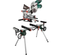 Metabo KGS 254 M leņķzāģis ar vilkšanas funkciju un KSU 251 statīvu - sliding mitre saw, crosscut saw, chop saw