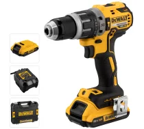 Akumulatora triecienurbjmašīna-skrūvgriezis DeWalt DCD796D2-QW 18V ar 2x 2.0 Ah akumulatoriem - cordless combi drill