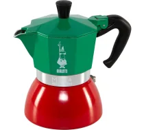 Bialetti Moka Induction Italia geizera kafijkanna, 4 tasītēm, 150 ml - stovetop espresso maker, moka pot 4 cups