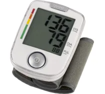 Asinsspiediena mērītājs uz plaukstas locītavas Beurer BC 44, balts - wrist blood pressure monitor, wrist bp monitor