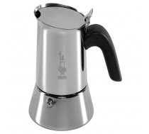 Bialetti NEW VENUS Espresso Kafijas vārāmā kanna indukcijas plīts virsmai, 4 Tases, Sudrabs | Moka Pot Coffee Maker