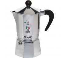 ''Bialetti Break OMINO'' Espresso Kafijas Vārāmā Kanna, 3 Tases, Sudrabs | Moka Pot Coffee Maker