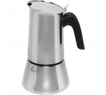 ''Bialetti NEW VENUS'' Espresso Kafijas Vārāmā Kanna indukcijas plīts virsmai, 10 Tases, Sudrabs | Moka Pot Coffee Maker