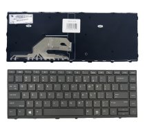 HP ProBook 430 G5, 440 G5 klaviatūra ar rāmi, melna - hp probook keyboard, hp 430 g5 keyboard, hp 440 g5 keyboard