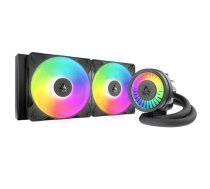 Procesora šķidruma dzesētājs ARCTIC Liquid Freezer III Pro 280 A-RGB, melns - cpu liquid cooler, aio water cooler