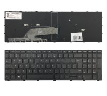 HP Probook 450 G5 / 455 G5 / 470 G5 tastatūra ar rāmi, melna - hp probook keyboard, hp 450 g5 keyboard
