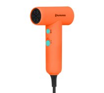 Fēns ar jonizāciju Humanas AirTouch HD-AT03 mini, oranžs - ionizing hair dryer, travel hair dryer, compact hair dryer