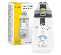 4Fizjo bērnu ūdens pudele Lācītis, 500 ml - kids water bottle, tritan bottle for kids, 4Fizjo bottle