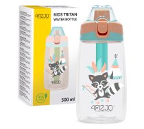4Fizjo bērnu ūdens pudele Szop, 500 ml - kids water bottle, tritan bottle for kids, school water bottle