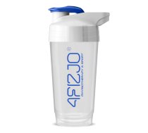 4Fizjo ULTRA sporta šeikeris 700 ml, balts/zils - sports shaker, protein shaker, 4Fizjo shaker