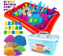 Kinētisko smilšu krāsu komplekts 4,5 kg formiņas | Kinetic sand colors set 4.5kg molds