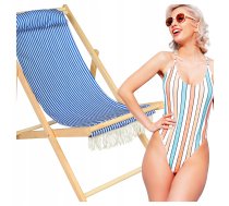 Koka salokamais atpūtas krēsls Ibiza | Wooden Folding Lounger