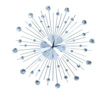 Dekoratīvs sienas pulkstenis ar kristāliem 50 cm - wall and table clocks, wall clock, table clock