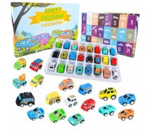 Gotel Adventes kalendārs bērniem ar rotaļu automašīnām - advent calendar, kids toys, toy cars