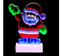 3D LED Ziemassvētku vecītis gaismas dekorācija USB lampa logam