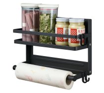 Virtuves organizators magnētisks sienas plaukts ar dvieļu turētāju - kitchen shelves and holders