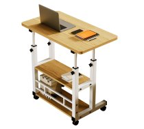 Regulējams portatīvā datora galds uz riteņiem un kafijas galdiņš - desks and computer tables, writing desk