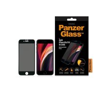 PanzerGlass iPhone 6 / 6s / 7 / 8 / SE aizsargstikls E2E Super+ Privacy, melns rāmis - iPhone 8 screen protection