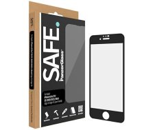 SAFE by PanzerGlass Edge-to-Edge rūdīts stikls iPhone SE 2020 / 2022 8 7 6 6s - ar melnu rāmi | tempered glass for with black frame
