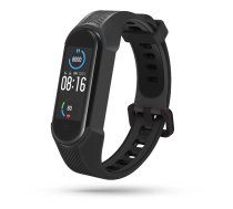 Tech-Protect Armor siksniņa priekš Xiaomi Mi Smart Band 5 / 6 NFC - melna | strap for black