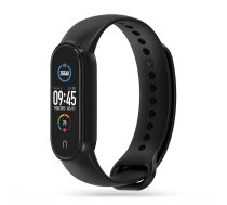 Tech-Protect IconBand siksniņa Xiaomi Mi Smart Band 5 / 6 / 7 / NFC, melna - mi band 7 strap, mi band 6 bracelet