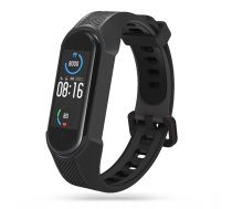 Tech-Protect Armor Strap siksniņa Xiaomi Mi Smart Band 5 / 6 / 7 / NFC, melna - mi band 6 wristband