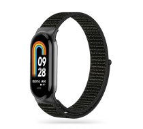 Tech-Protect Xiaomi Smart Band 8 / 8 NFC neilona siksniņa, melna - nylon watch band, Tech-Protect strap